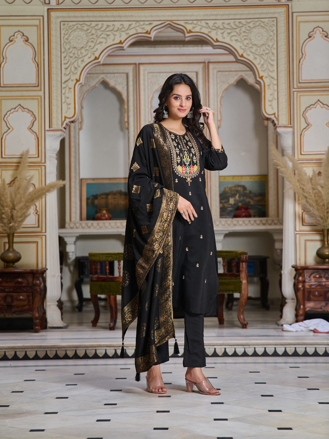 Stylish Black Designer Pant Suit for Women - Premium Wevon Design - Perfect for Business Meetings, Office Wear & Formal Events