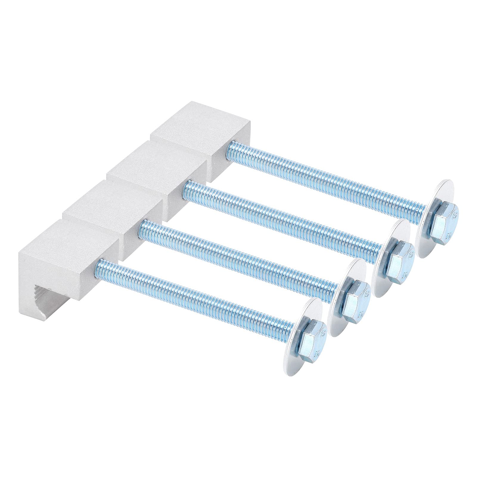 4pcs Aluminum Alloy J Hook Tool Box Tie Downs - Heavy Duty Truck Toolbox Accessories for Pickup & Crossover Vehicles | Secure Storage for Automotive Modification & Off-Road Gear