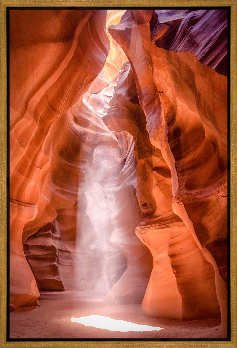 Antelope Canyon Cathedral Gallery Wrap Canvas Print - Stunning Landscape Wall Art for Living Room, Bedroom & Office Decor