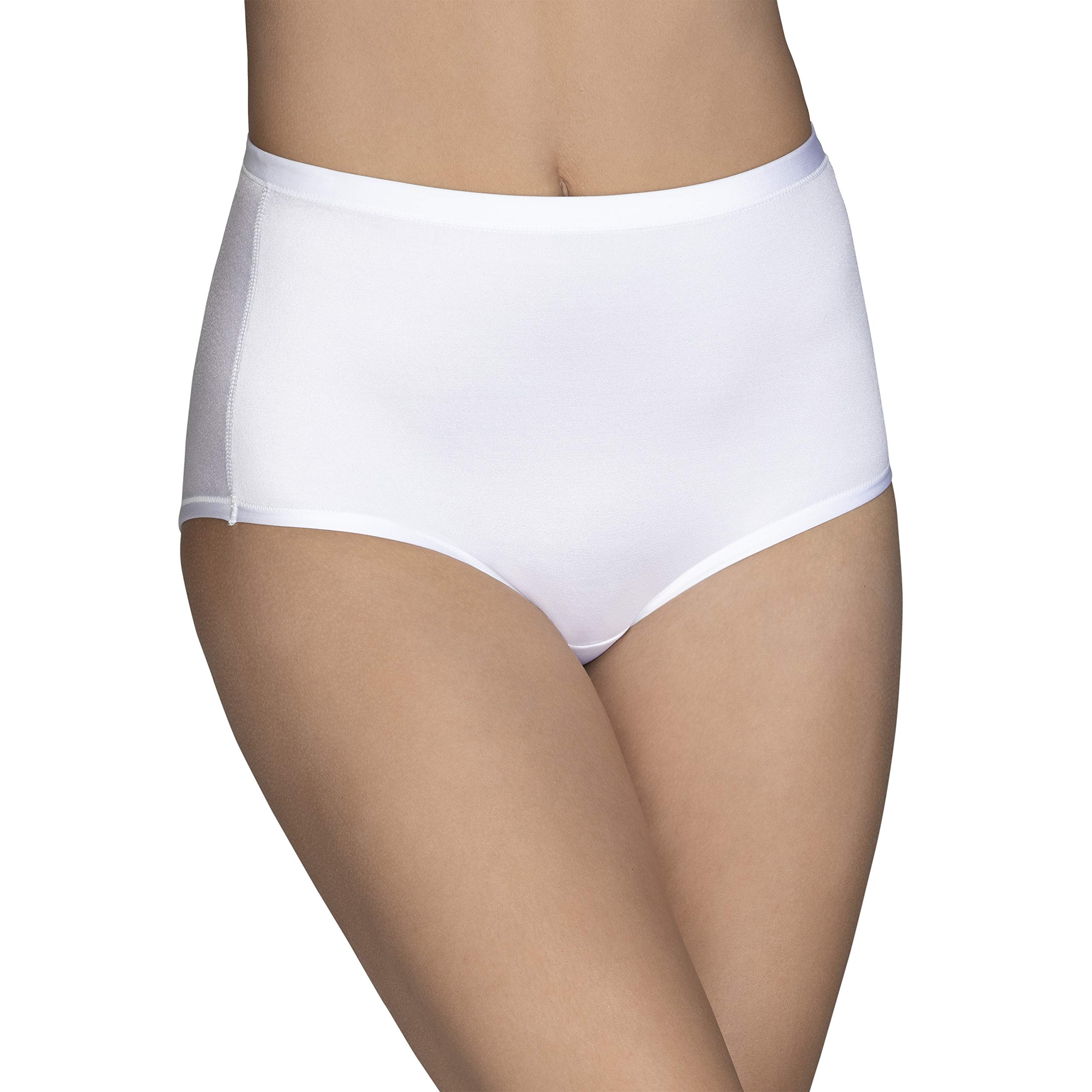 Vanity Fair Women's Body Caress Flexible Fit Underwear - Soft Comfortable Breathable Panties for Everyday Wear, Work & Lounge