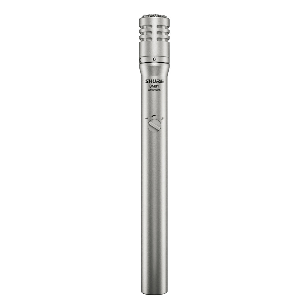 Shure SM81 Professional Condenser Instrument Microphone for Studio Recording, Live Performances & Podcasting - Perfect for Vocals, Acoustic Guitars & Piano