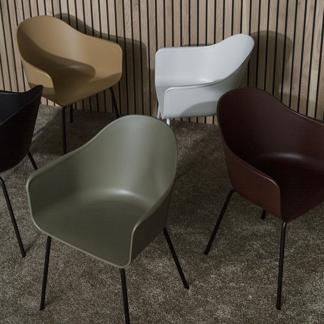 Norm Architects Harbour Chair by Menu - Modern Scandinavian Lounge Chair for Living Room, Office & Reading Nook - Premium Design Furniture for Home & Workspace