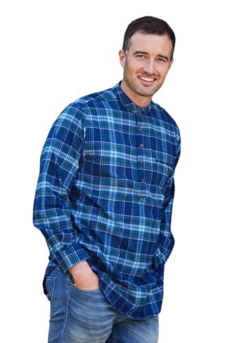 Blue and Navy Tartan
