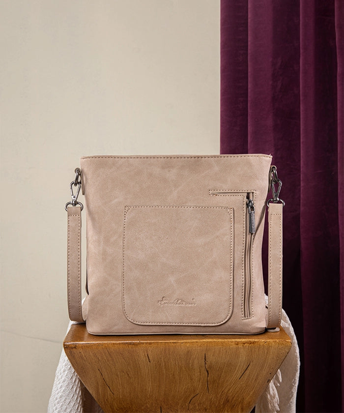 Montana West Aztec Fringe Concealed Carry Crossbody Purse for Women | Fashionable & Functional CCW Handbag | Perfect for Everyday Use, Travel & Outdoor Activities