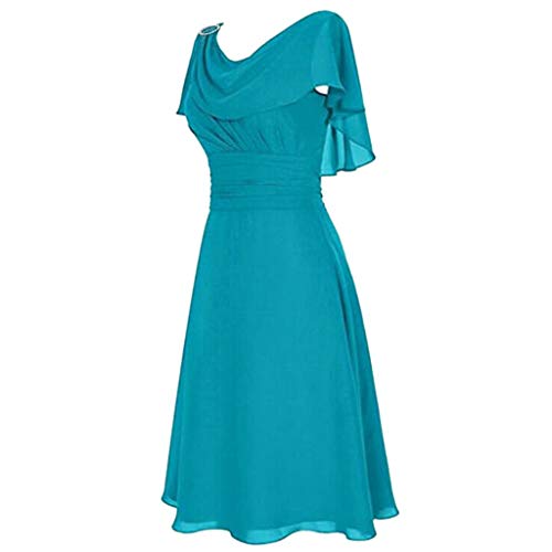 Elegant Women's Cheongsam Mini Dress - High Waist Flowy Cocktail Party Dress for Bridesmaid, Prom, Ball & Summer Guest Occasions | Perfect for Weddings, Evening Parties & Special Events