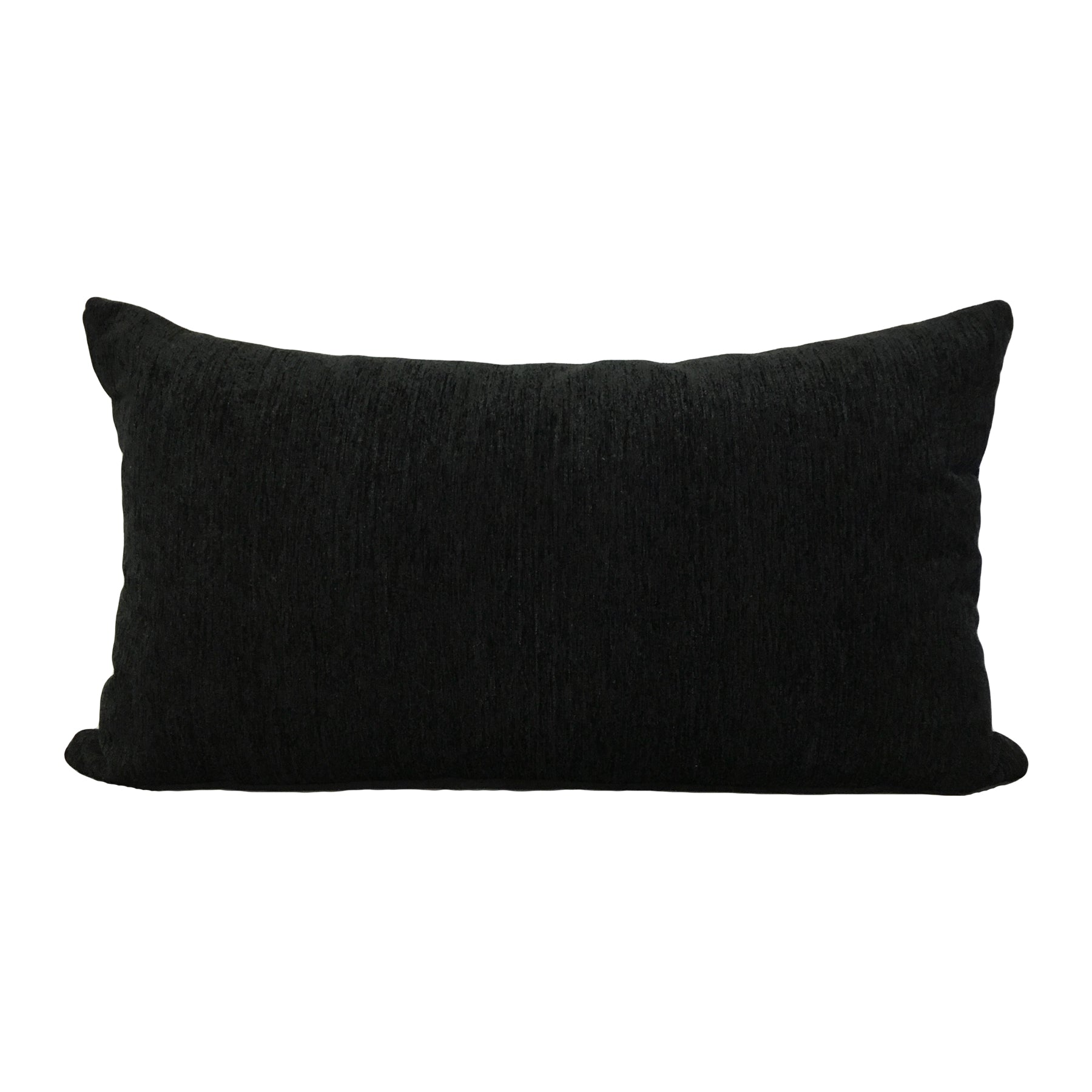 Elizabeth Ebony Lumbar Pillow 12x22 - Soft Support Cushion for Sofa, Bed & Office Chair - Perfect for Back Pain Relief & Home Decor