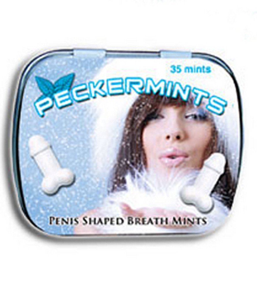 Peckermints Cool Mint Flavored Penis Shaped Breath Mints - Fun & Refreshing Adult Novelty Candy for Parties, Gifts & Pranks
