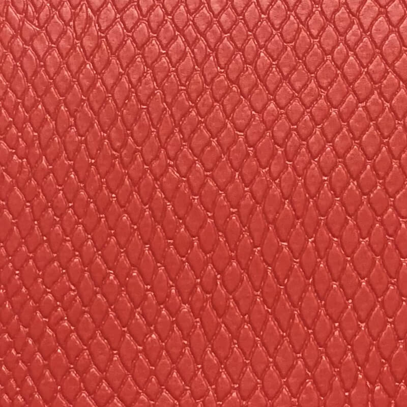Genuine Red Imitation Snakeskin Tolex 34R - Perfect for Guitar Amp Cover, Speaker Box, and DIY Upholstery Projects