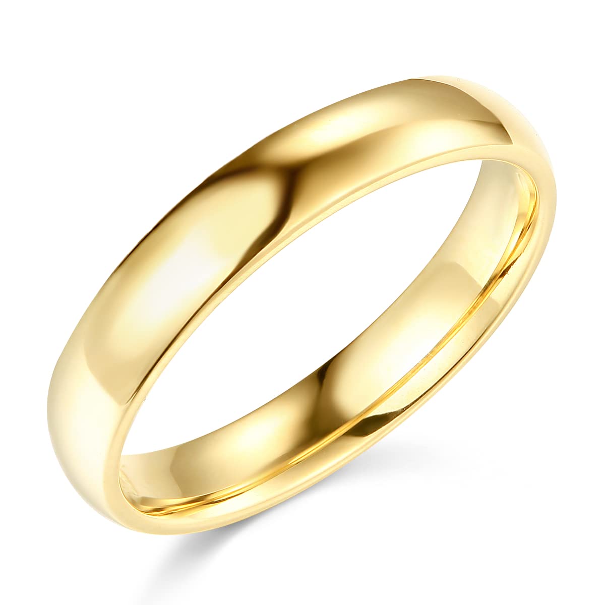 14K Solid Gold Wedding Bands for Women & Men - Classic Comfort Fit Rings for Engagement, Anniversary & Couple Jewelry - Perfect Gift for Brides, Grooms & Partners