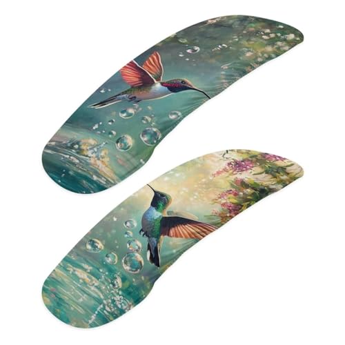 Aesthetic Floral Hummingbird