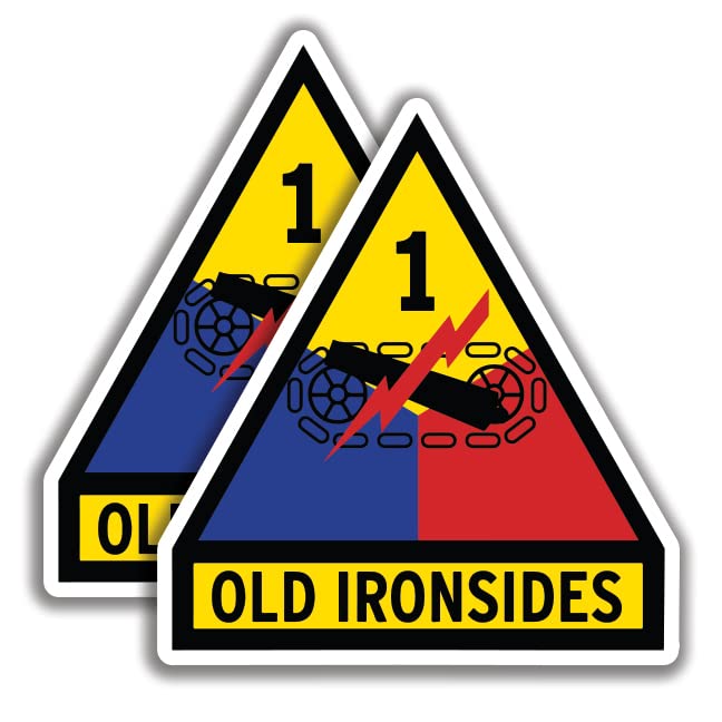 1st Armored Division Decals - 2 Pack 5.5
