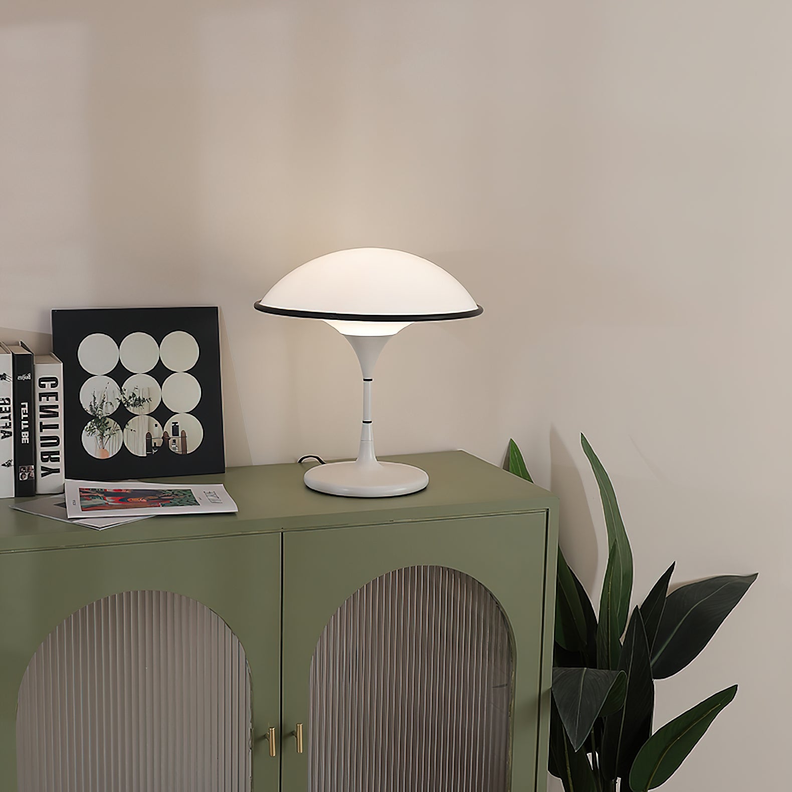 Modern Fontana Table Lamp - Adjustable LED Desk Light with USB Port for Home Office, Bedroom, and Living Room - Perfect for Reading, Working, and Relaxing