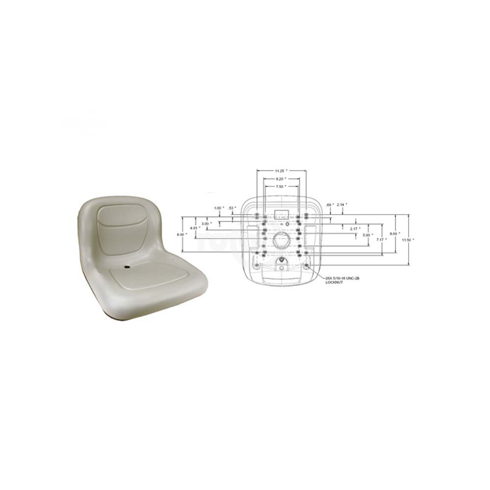 Rotary Corp 15 Inch High Back Grey Seat - Ergonomic Office Chair for Comfortable Work & Gaming - Perfect for Home, Office, and Workspace Use