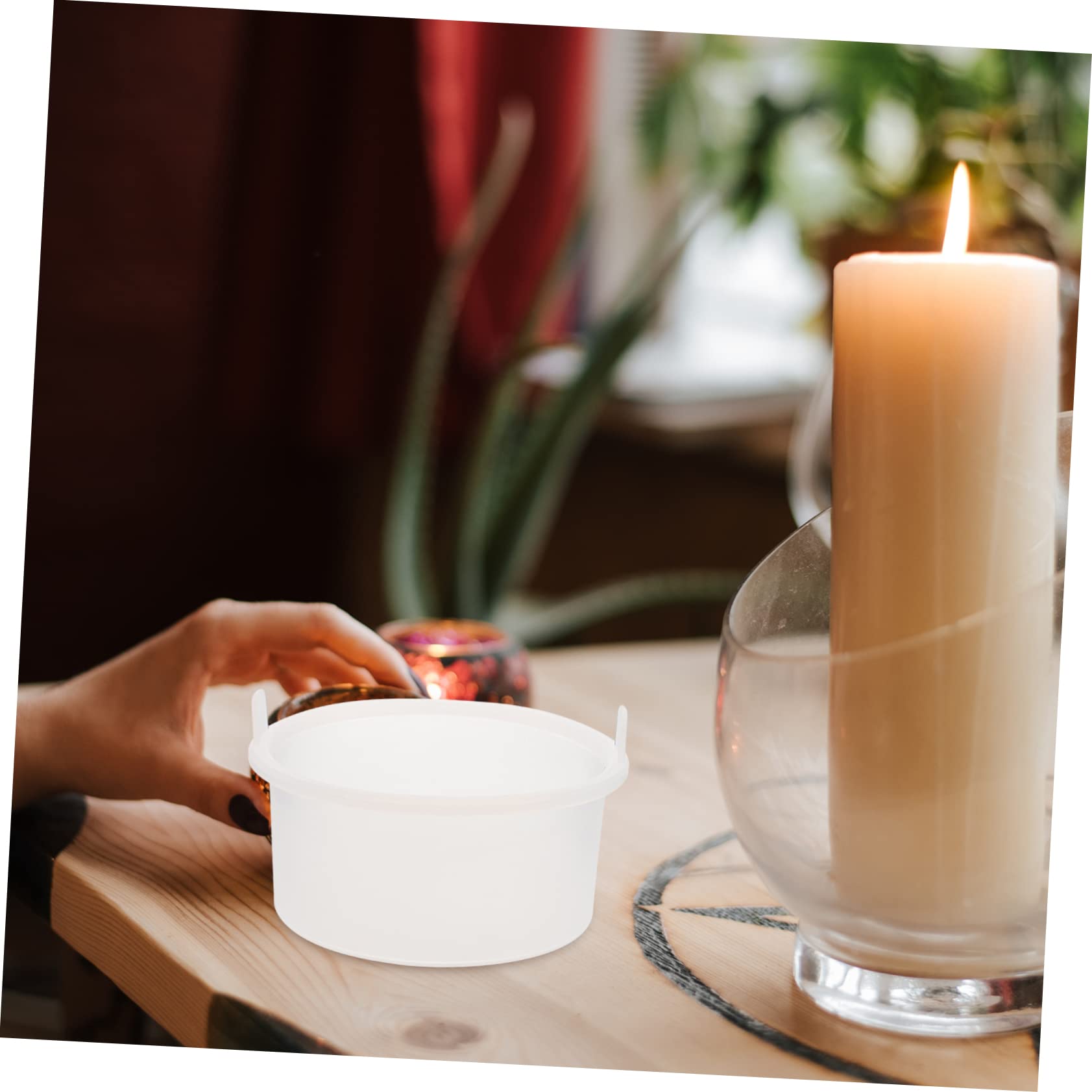 Premium Silicone Wax Melting Bowl - 1pc Wax Warmer & Melter for Aromatherapy, DIY Candles, Essential Oils | Non-Stick, Heat-Resistant Wax Container for Home, Spa, Yoga & Relaxation