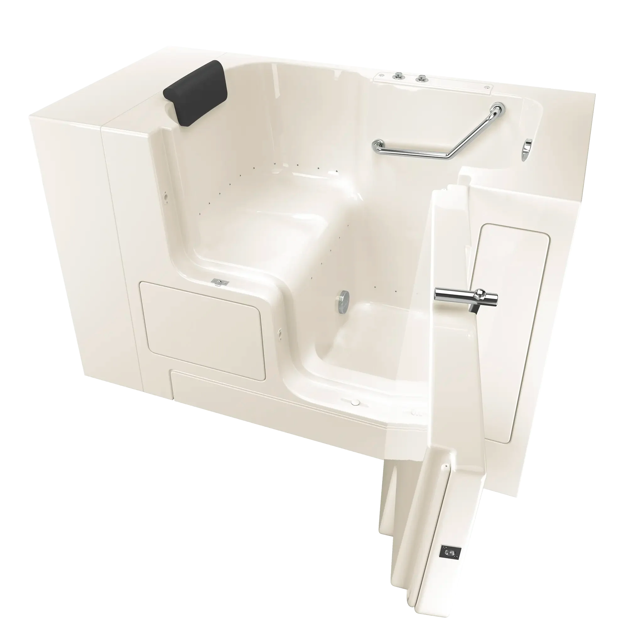 Premium 32 x 52 Inch Gelcoat Walk-In Bathtub with Air Spa System - Right Hand Drain - Ideal for Elderly & Mobility Needs, Relaxing Hydrotherapy at Home