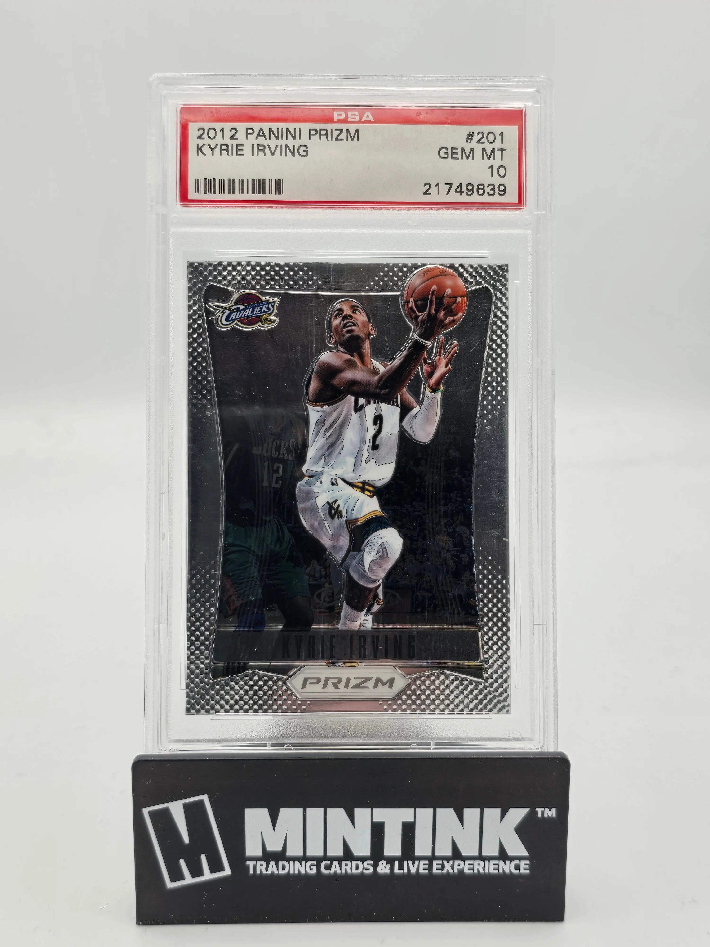 2012 Panini Prizm Basketball Kyrie Irving Rookie Card PSA 10 Gem Mint - Perfect for NBA Collectors & Sports Memorabilia Enthusiasts