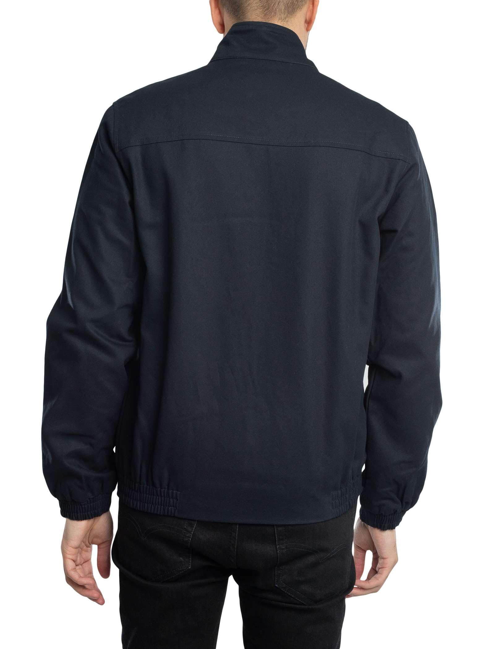 Lyle and Scott Men's Classic Harrington Jacket - Lightweight Water-Resistant Casual Outerwear for Everyday Wear & Travel