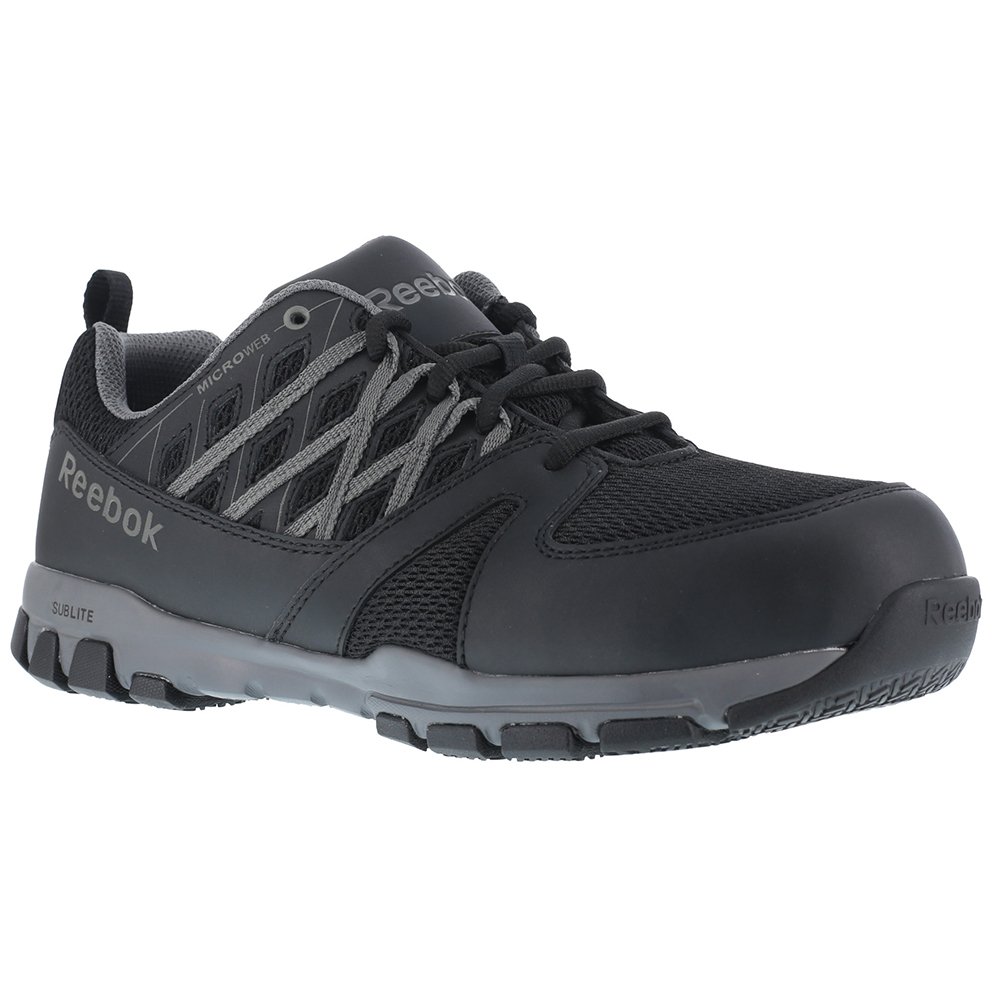 Reebok RB416 Men's Work Shoes - Safety Toe & Cushion for Construction
