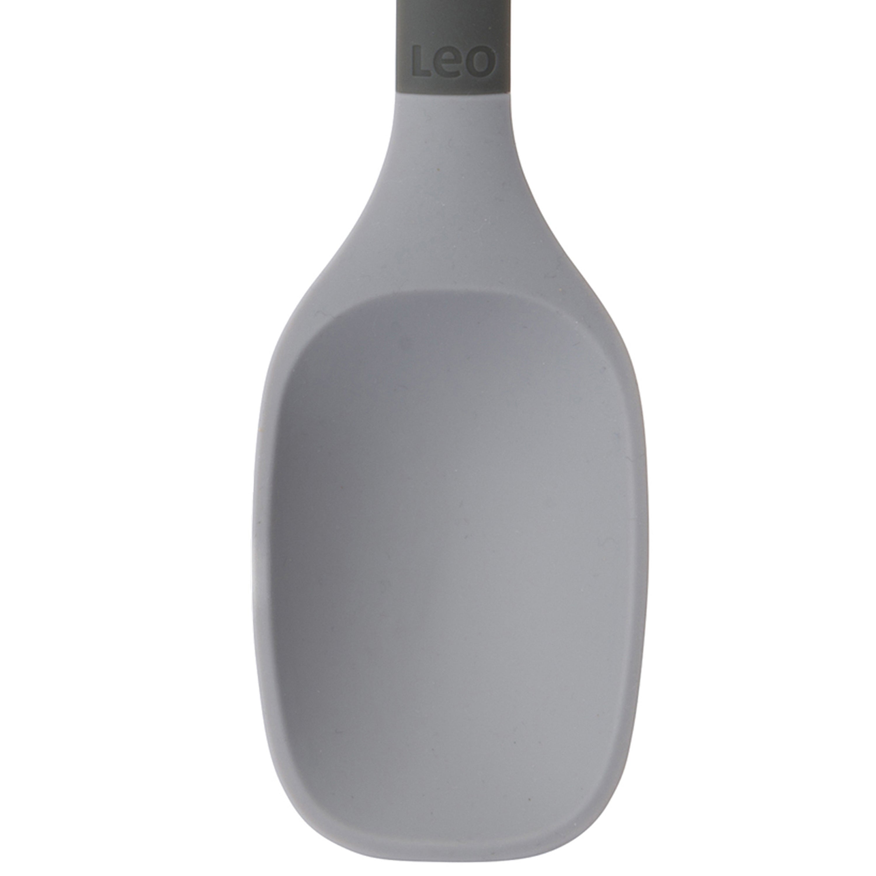 BergHOFF Leo 2-Piece Silicone Utensil Set - Heat Resistant Kitchen Tools for Cooking & Serving - Perfect for Non-Stick Pans, Baking & Everyday Use (Gray)