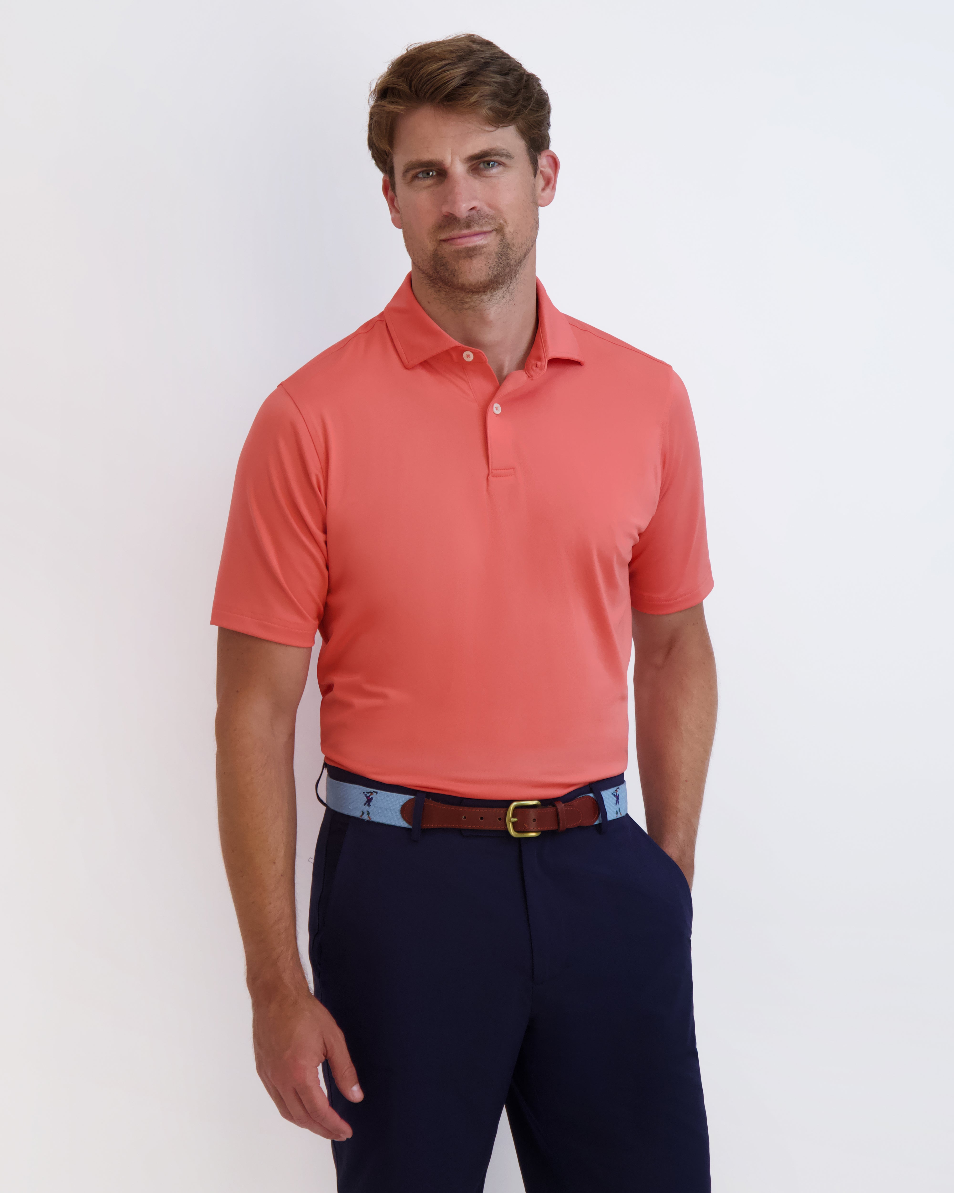 USA Tournament Solid Tech Jersey Polo - Breathable Performance Polo Shirt for Men & Women - Perfect for Golf, Tennis & Casual Wear