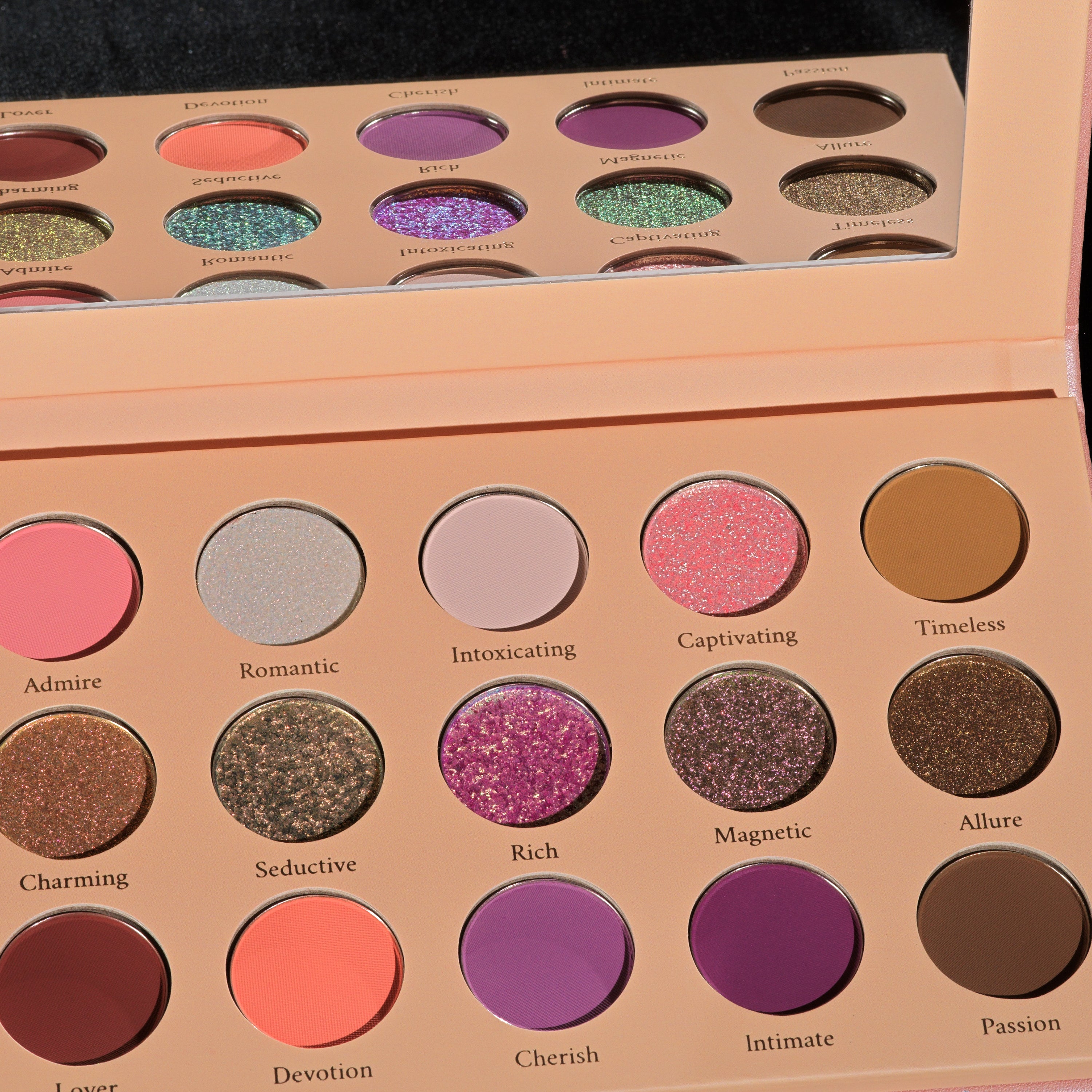 Rich Romantic Eyeshadow Palette - 12 Highly Pigmented Matte & Shimmer Shades for Stunning Eye Makeup | Perfect for Date Night, Parties & Special Occasions