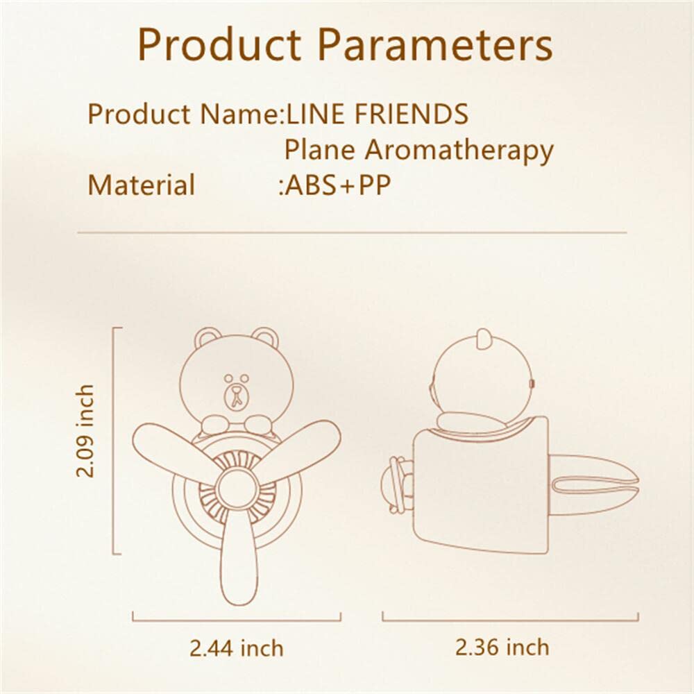 Yellow Duck Car Air Freshener - Cute Rotating Propeller Vent Diffuser, Aromatherapy Car Accessories & Creative Perfume Decor - Perfect for Cars, Offices & Home Use
