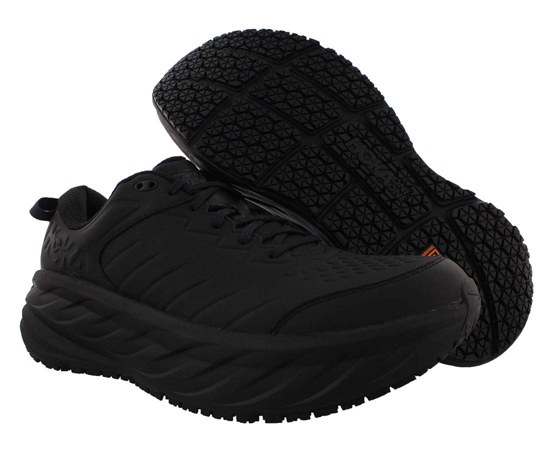 Hoka One One Bondi SR Men's Running Shoes - Slip-Resistant Work Shoes for Nurses, Chefs & Healthcare Professionals
