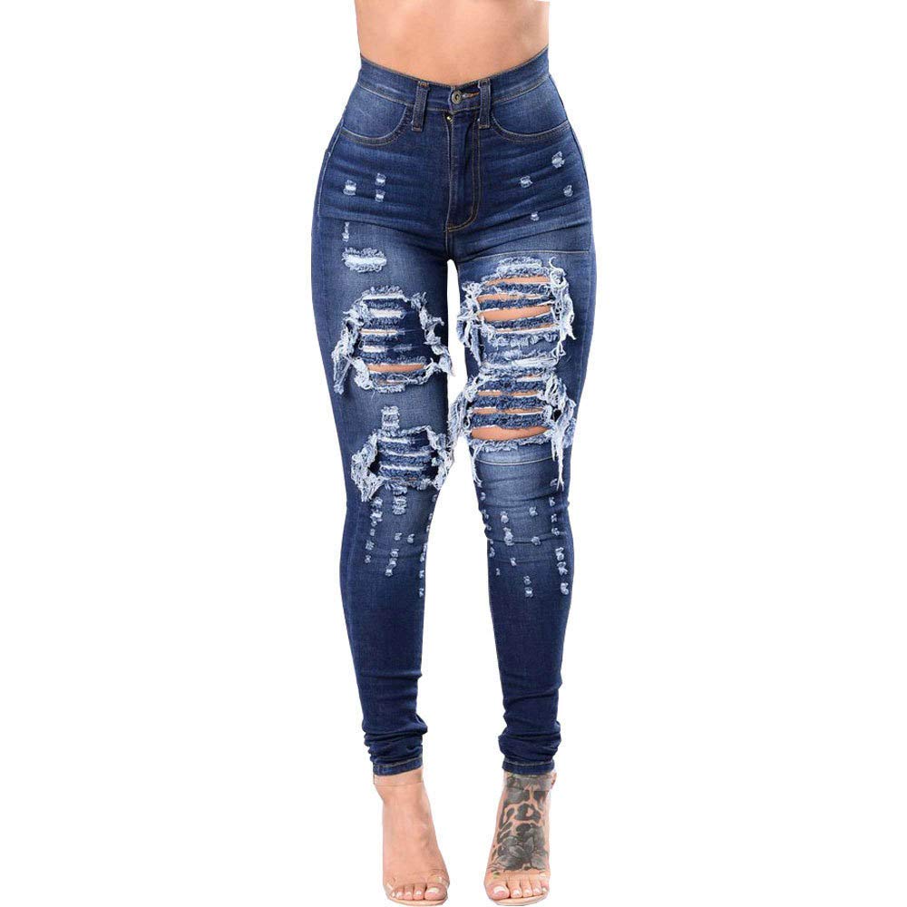 Handyulong Women's High Waisted Skinny Jeans - Stretchy Slim Fit Denim Pants with Tummy Control | Perfect for Work, Casual Outfits & Night Out