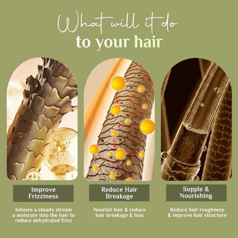 Richfeel Hair Nourisher Oil for Hair Fall Control & Growth Treatment | Trichologist-Developed Formula with High Concentration | 10ml | Reduces Breakage & Promotes Healthy Hair for Men & Women | Perfect for Daily Hair Care Routine & Scalp Massage