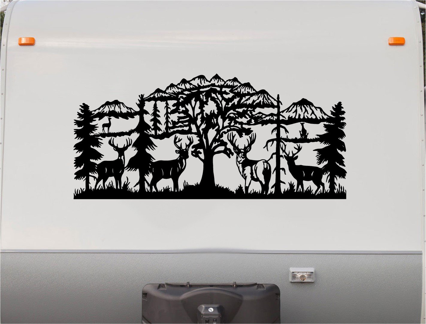 Deer Mountains Motor Home Stripe Kit - Premium RV & Trailer Vinyl Decals for Campers - Waterproof Sticker Graphics for Motorhomes - Perfect for RV Renovation & Outdoor Adventure Customization