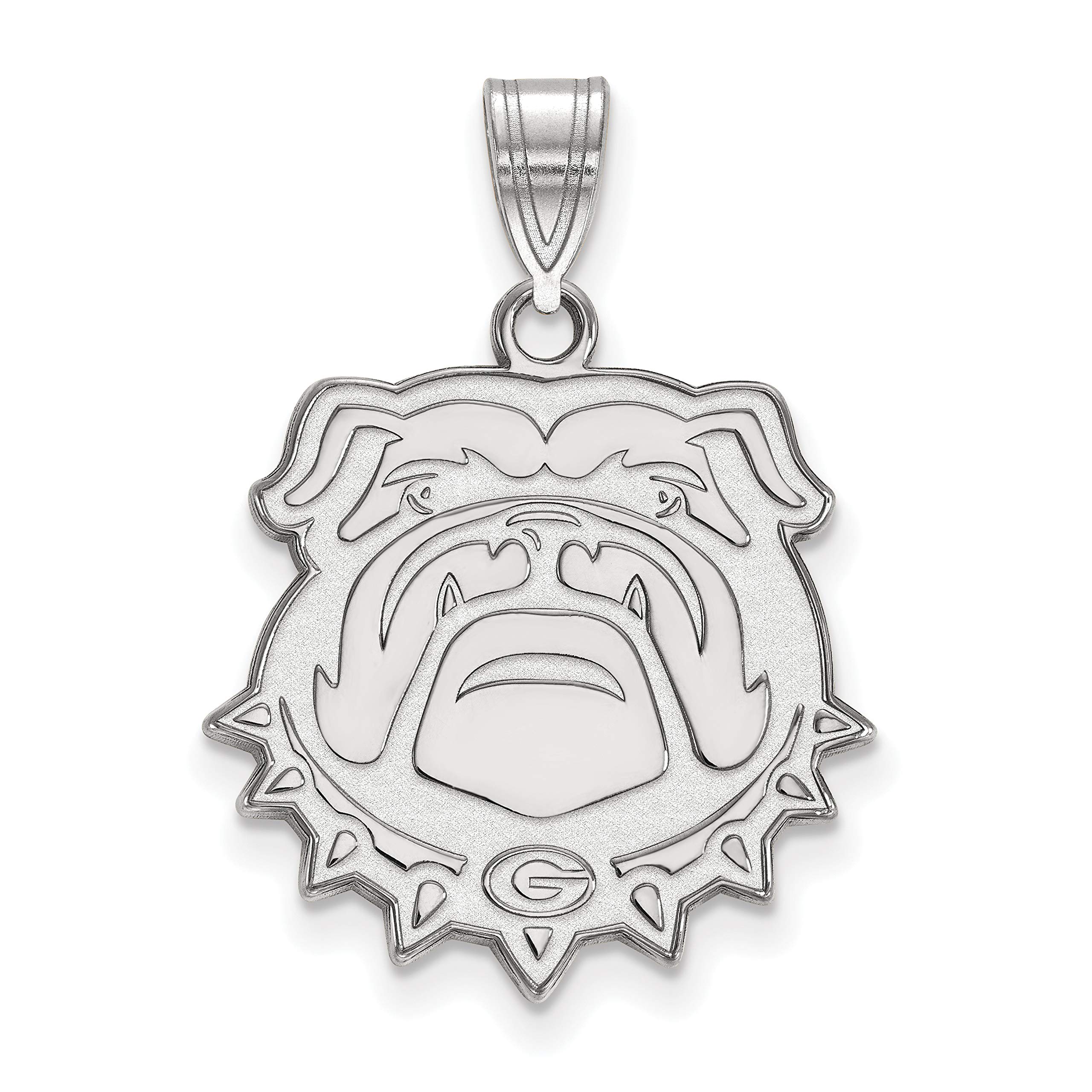 University of Georgia Bulldogs Sterling Silver Mascot Pendant Necklace - Perfect for Game Day, Graduation Gifts & School Spirit Jewelry
