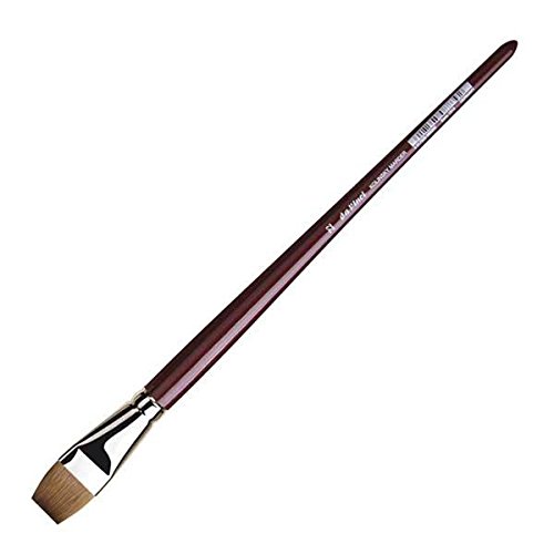 Premium da Vinci Oil & Acrylic Paint Brush 1810 Series - Size 22 Kolinsky Red Sable Hair - Professional Artist Brush for Oil Painting & Acrylics - Perfect for Fine Details, Blending & Glazing Techniques