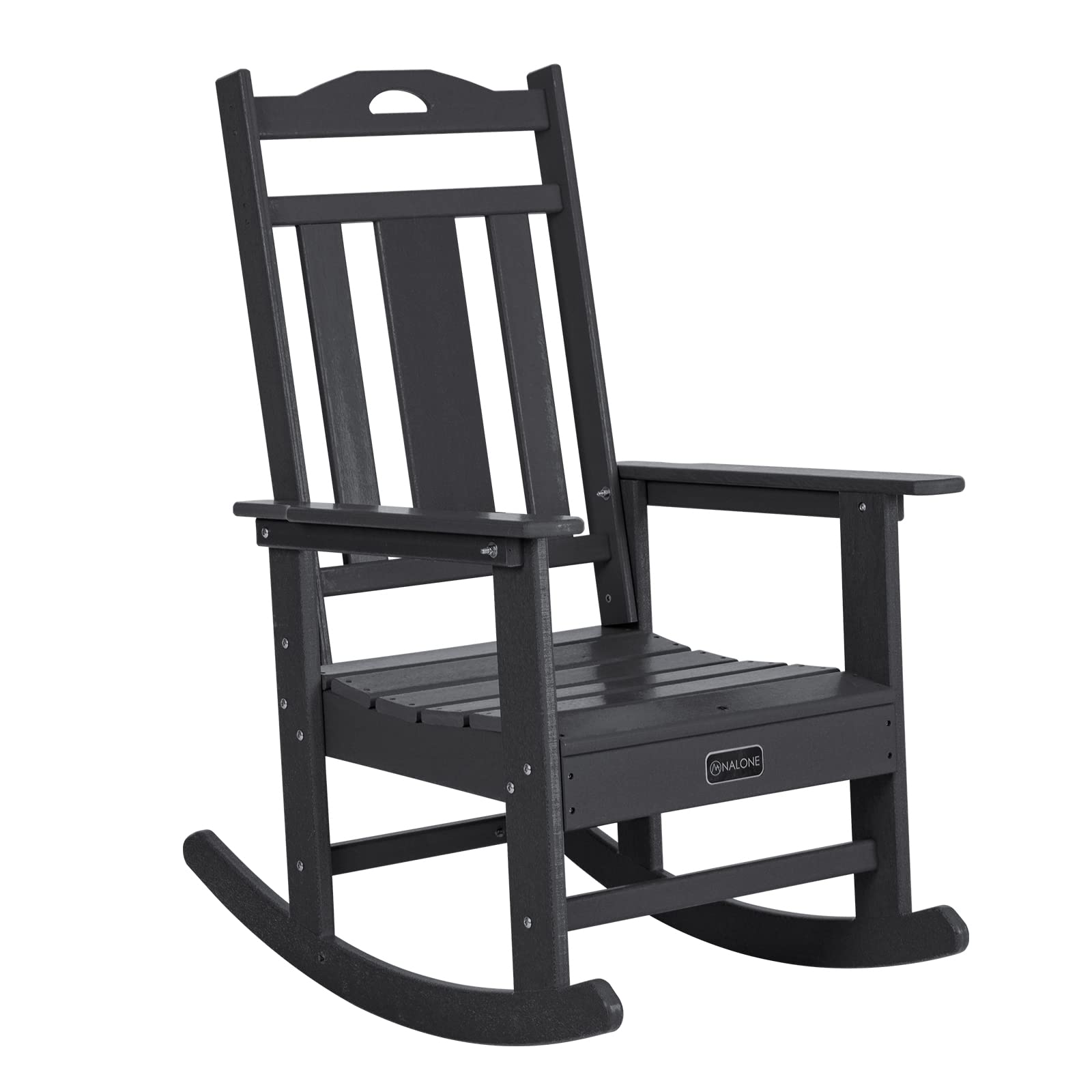 nalone HDPE All-Weather Resistant Outdoor Rocking Chair - Oversized Patio Rocker for Adults, Durable Garden & Lawn Rocking Chair - Perfect for Porch Relaxation, Backyard Lounging & Outdoor Gatherings
