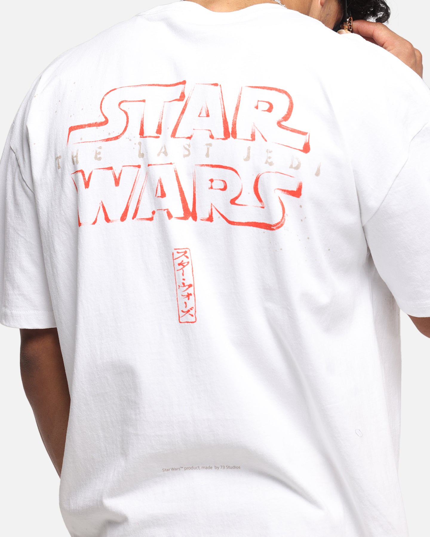 Star Wars Takumi Last Jedi Vintage T-Shirt - White Cotton Graphic Tee for Men & Women - Perfect for Cosplay, Movie Nights & Fan Gifts