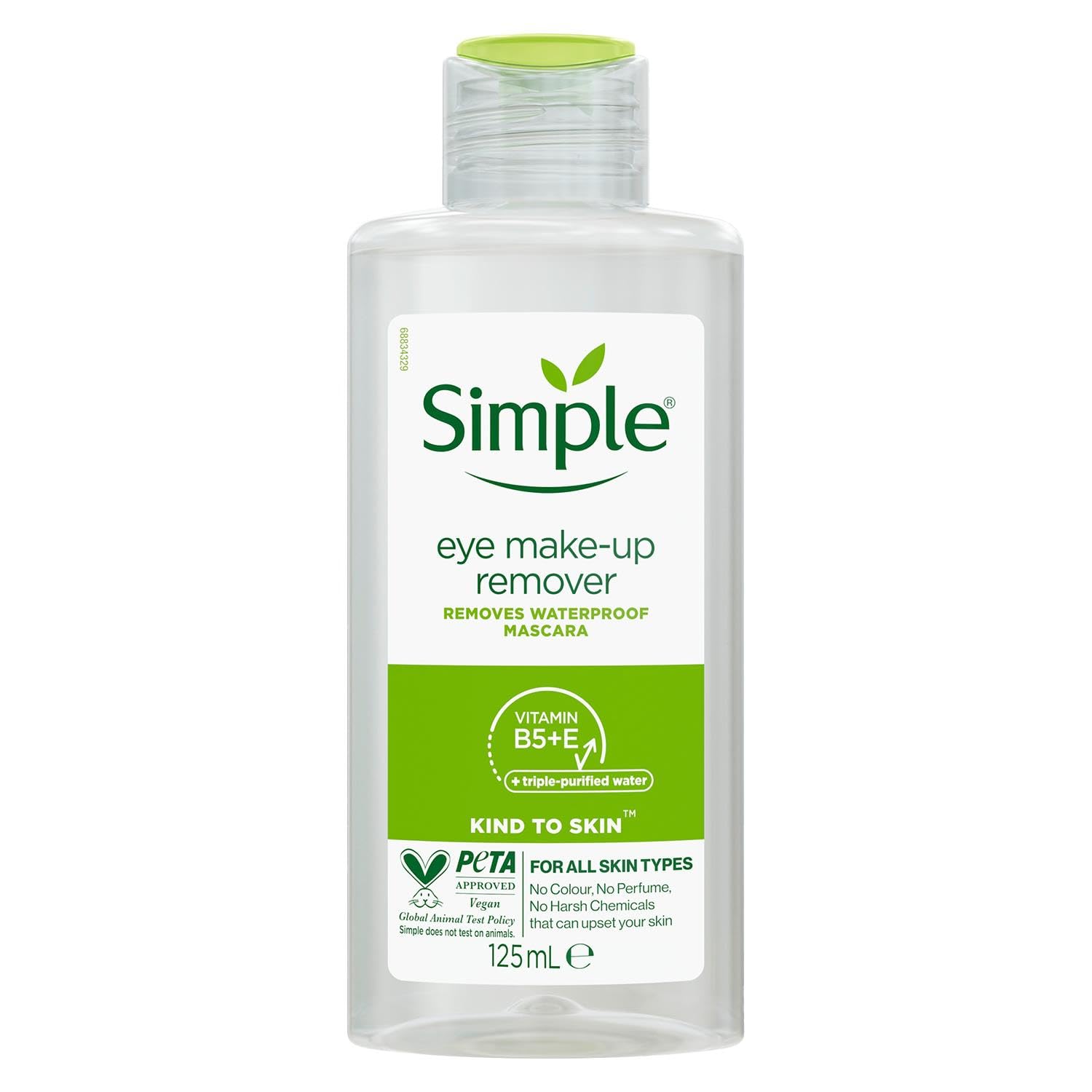 Simple Conditioning Eye Makeup Remover - Gentle & Effective for Sensitive Skin | Perfect for Daily Use & Travel