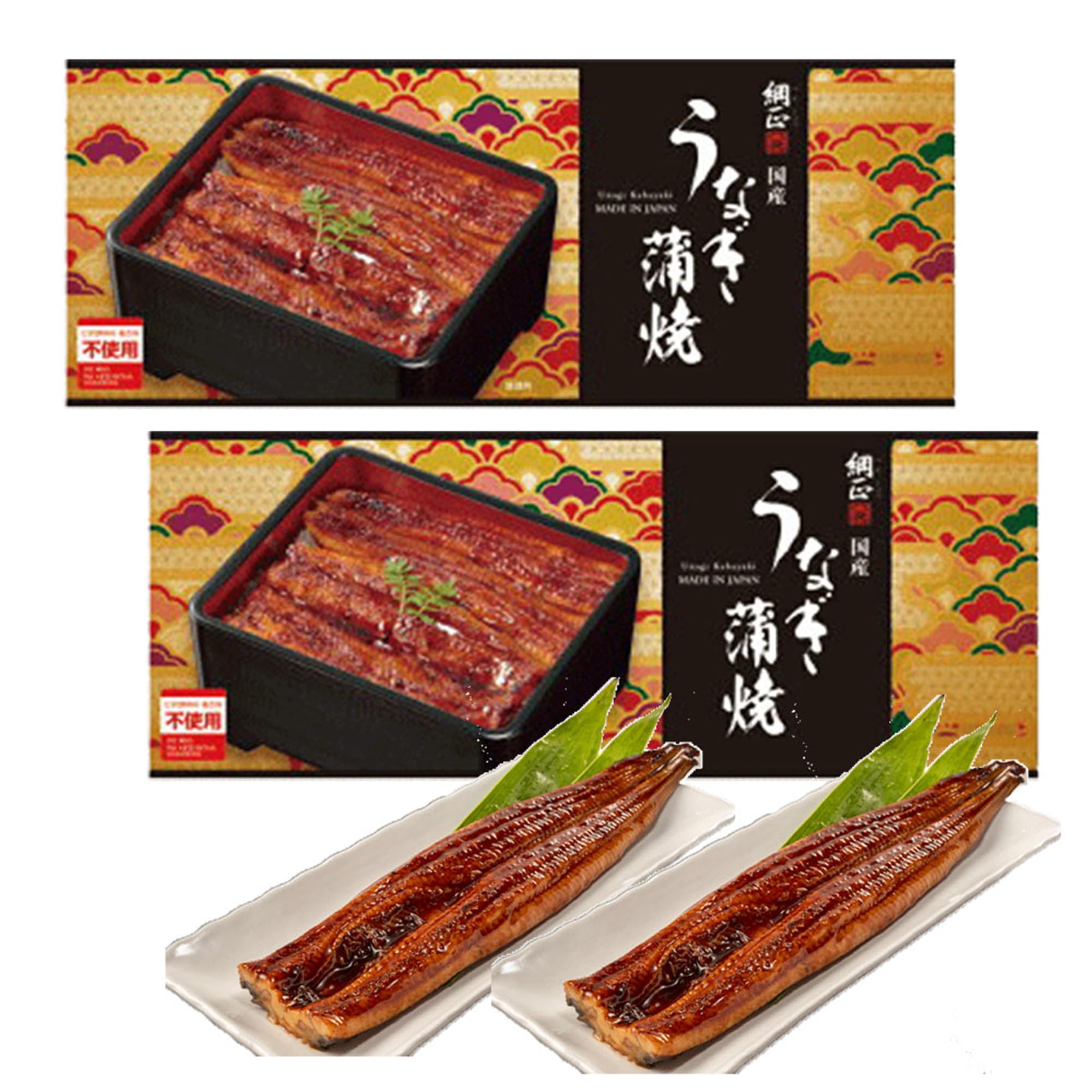 Premium Japanese Roasted Unagi Kabayaki Eel - Authentic Soy Sauce Glazed & Broiled Eel (110g x 2 Pack) | Sushi Topping, Rice Bowl Ingredient & Gourmet Japanese Cuisine