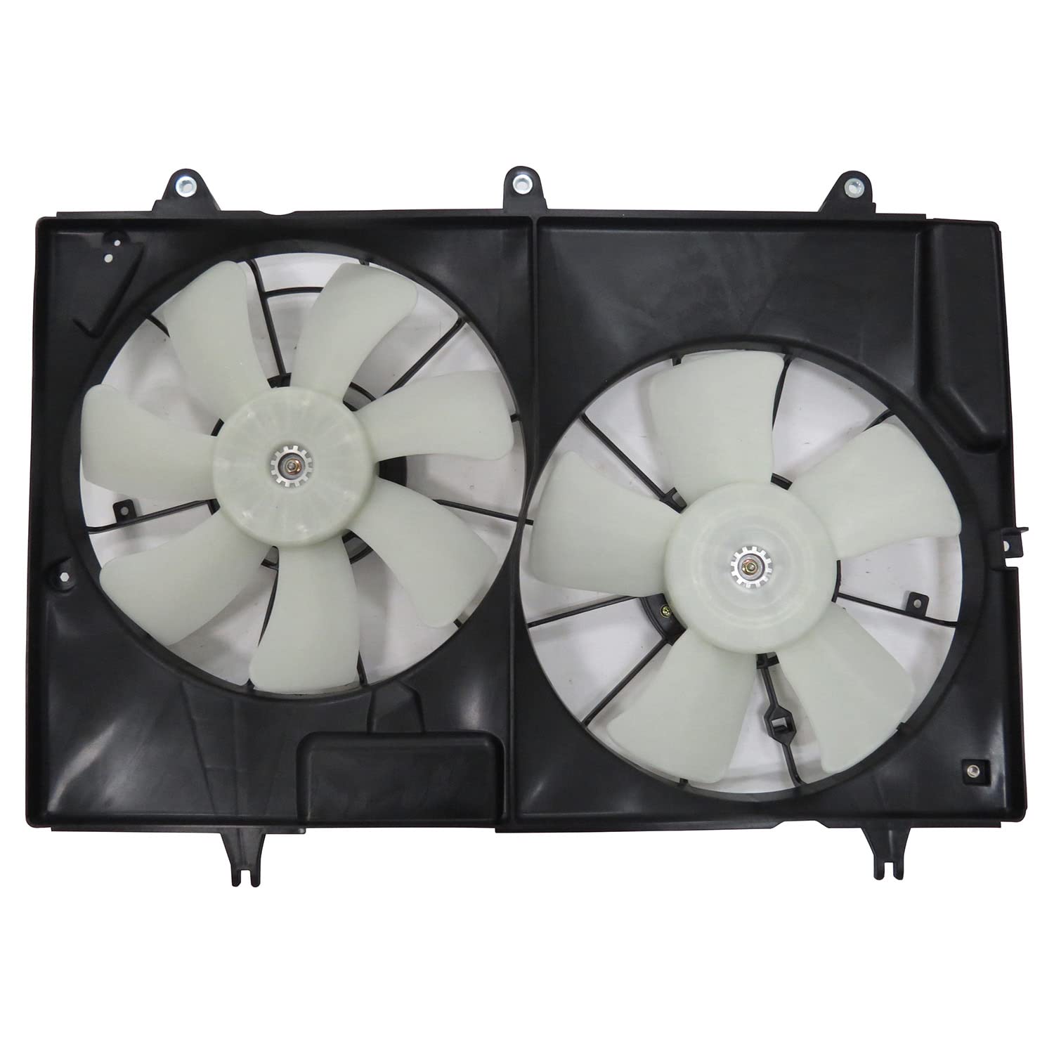 TYC 623460 Cooling Fan Assembly Replacement for 2003-2007 Cadillac CTS - High Performance Radiator Cooling Fan for Engine Overheating Protection (Perfect for Summer Driving & Heavy Traffic Conditions)