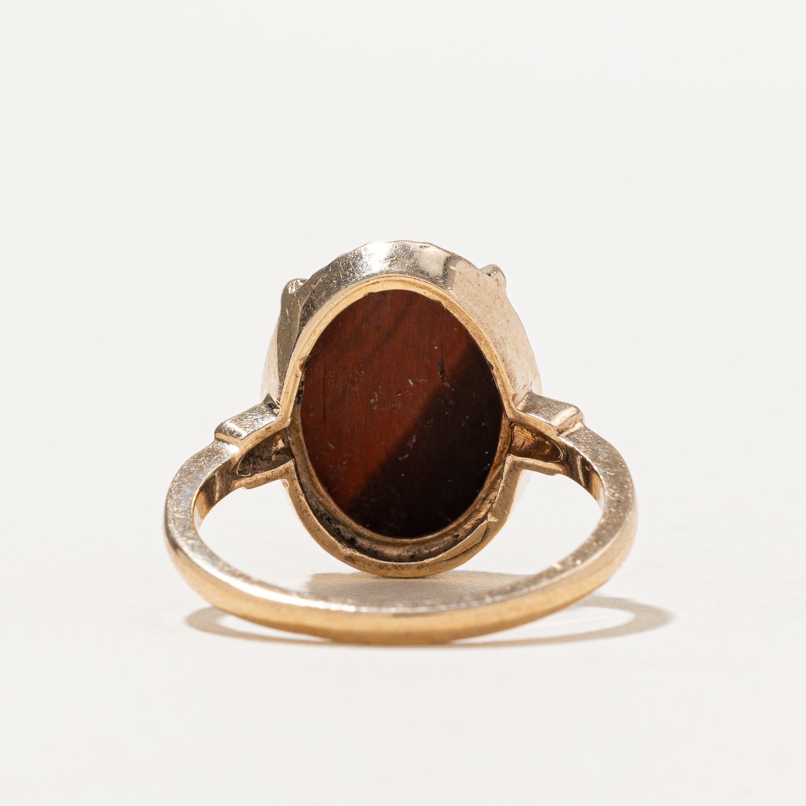 3.35ct Tiger's Eye Cocktail Ring - Size 6 | Elegant Statement Jewelry for Evening Parties & Special Occasions