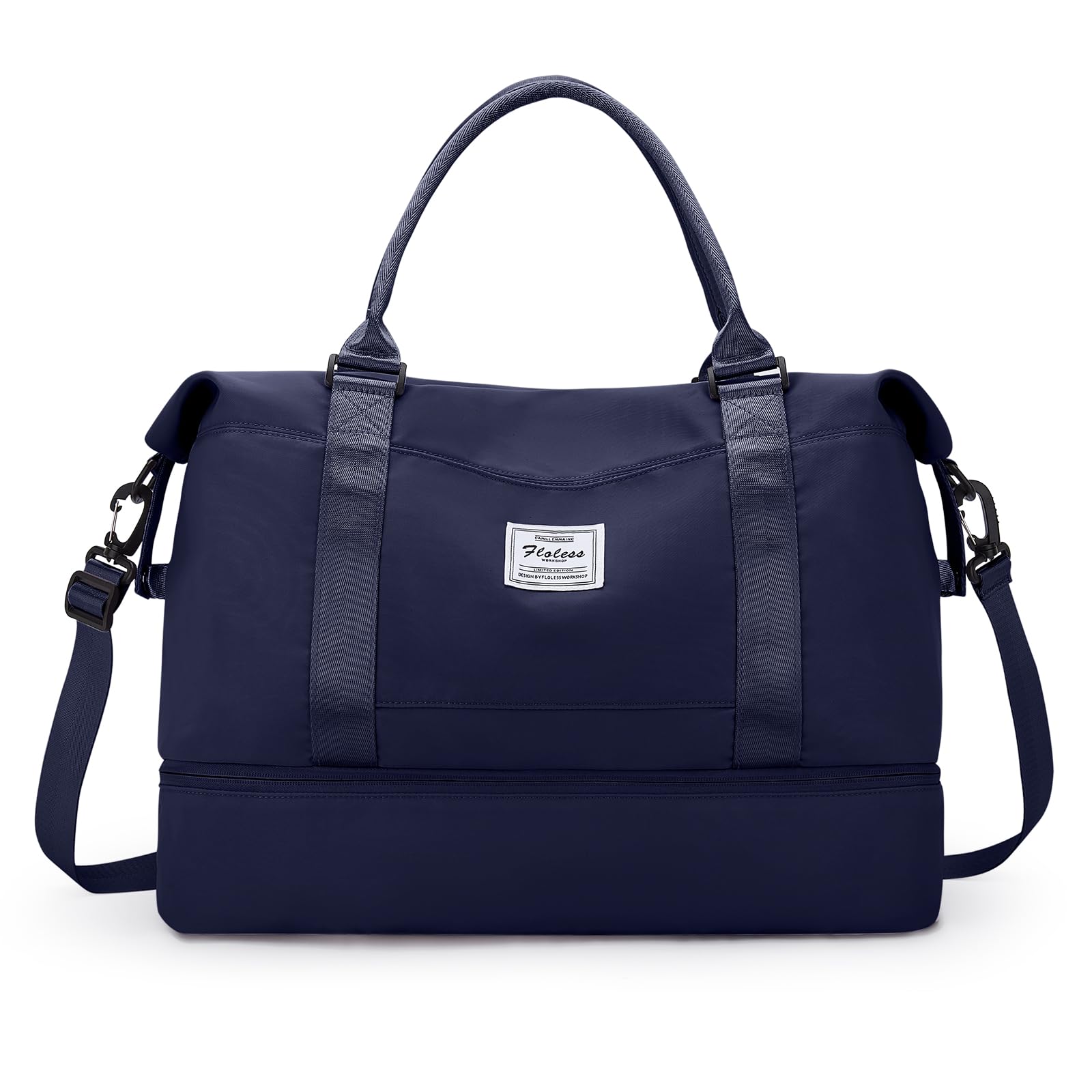 Best Travel Duffel Bag with Shoe Compartment - Women's Weekender Overnight Bag for Gym, Work & Airplane Carry-On | Perfect for Business Trips & Weekend Getaways