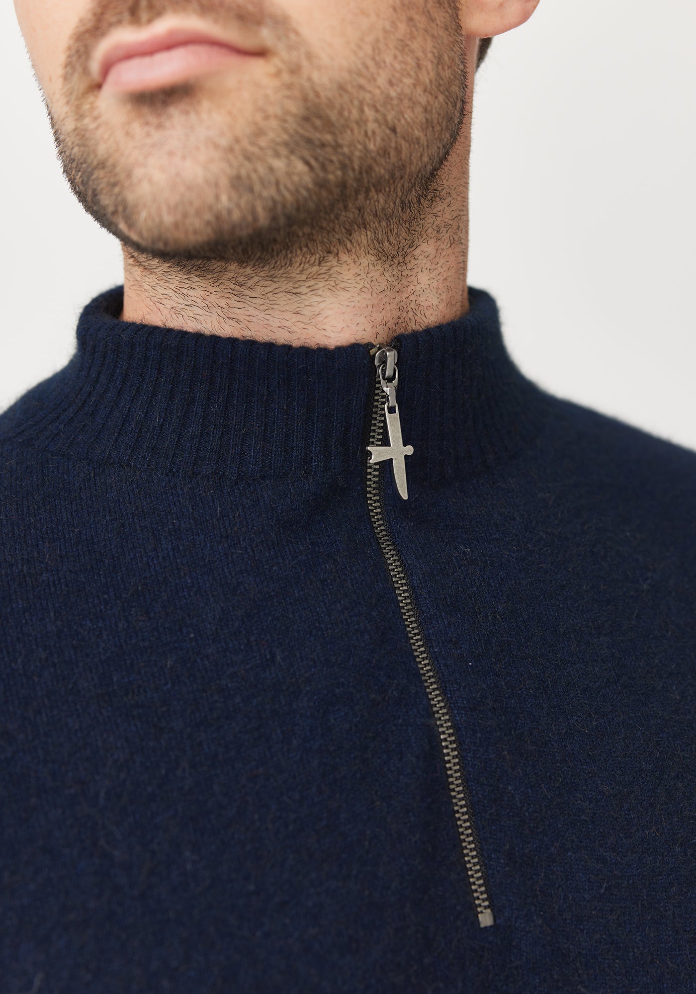 Cassum Half Zip Sweater for Men - Lightweight Fleece Pullover with Kangaroo Pocket - Perfect for Outdoor Activities, Hiking & Casual Wear
