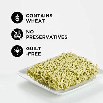 BOILING POINT Wok Noodle Bundle - Original & Spinach Flavored Asian Ramen (10 Pack) | Healthy Non-Fried Instant Noodles, No Preservatives | Perfect for Quick Stir Fry Meals, Office Lunches & Late Night Snacks