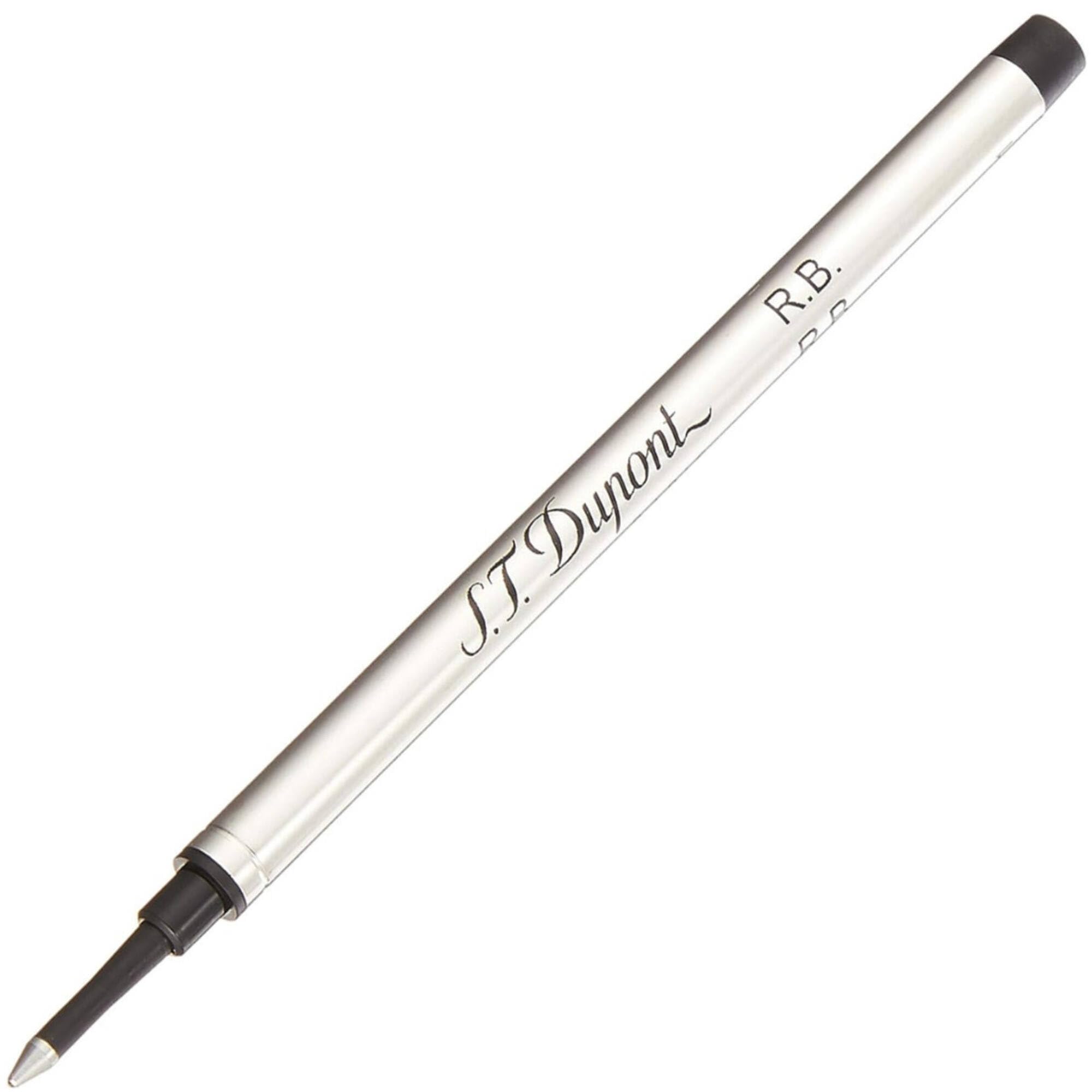 S.T. Dupont Rollerball Black Ink Refills 040841 (Pack of 10) - Premium Replacement Cartridges for Luxury Pens, Ideal for Office, Business Signatures & Gift Writing