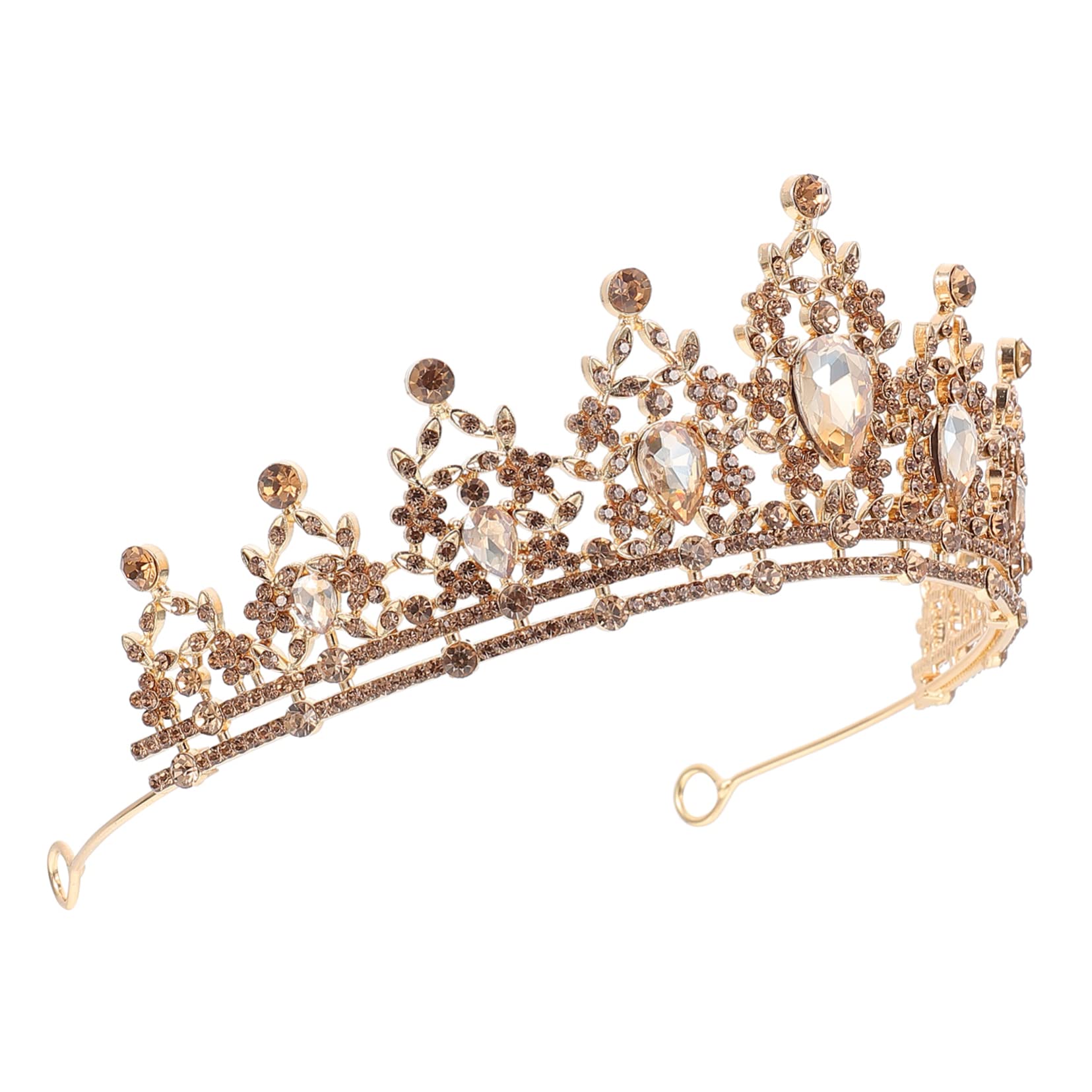 Sparkling Rhinestone Wedding Crown Headband for Bride – Elegant Mermaid Crystal Tiara for Bridal Shower, Pageant, Birthday & Special Occasions
