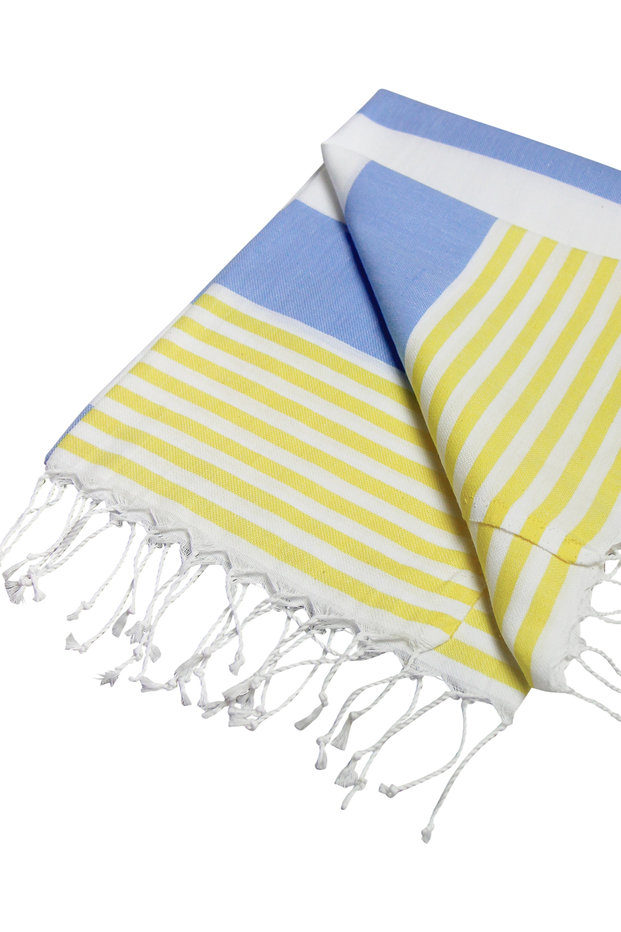 Premium Turkish Cotton Towel - Inka Light Blue - Soft & Absorbent Bath, Beach & Yoga Towel - Perfect for Spa, Travel & Home Use