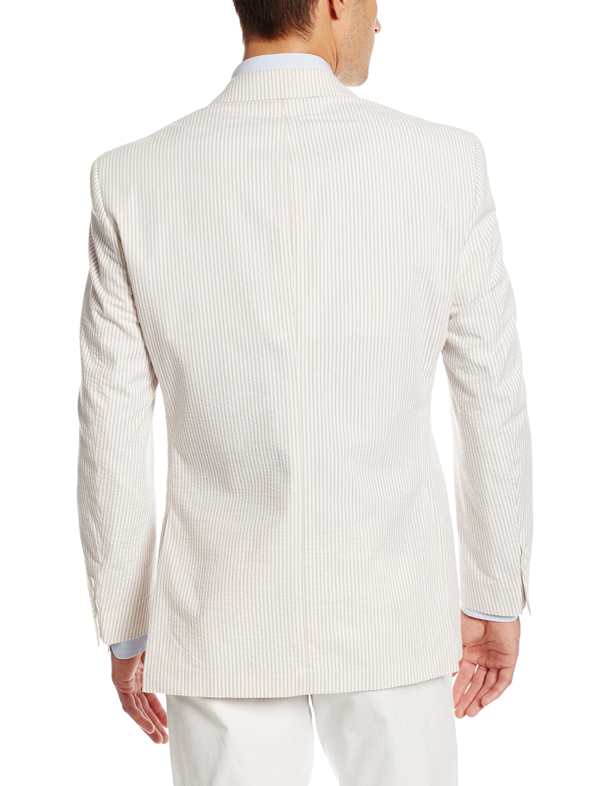 Palm Beach Men's Brock Seersucker Suit Jacket - Lightweight Summer Blazer for Weddings, Parties & Business Casual | Breathable & Stylish