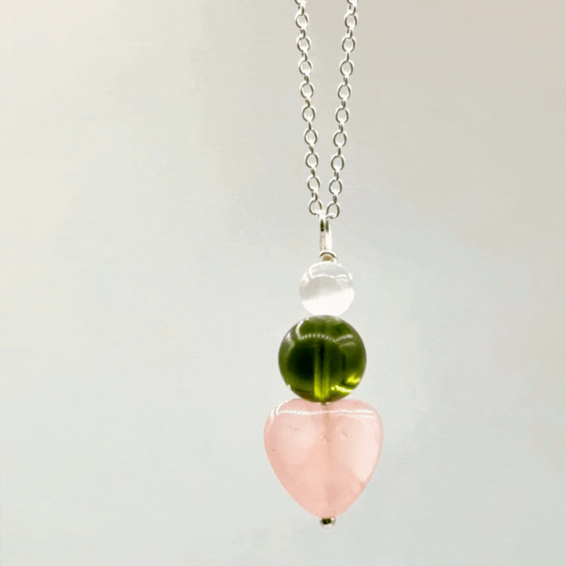 Authentic Moldavite Heart of Alignment Necklace - Genuine Green Gemstone Pendant for Spiritual Healing & Energy Balance | Perfect for Meditation, Yoga & Chakra Alignment