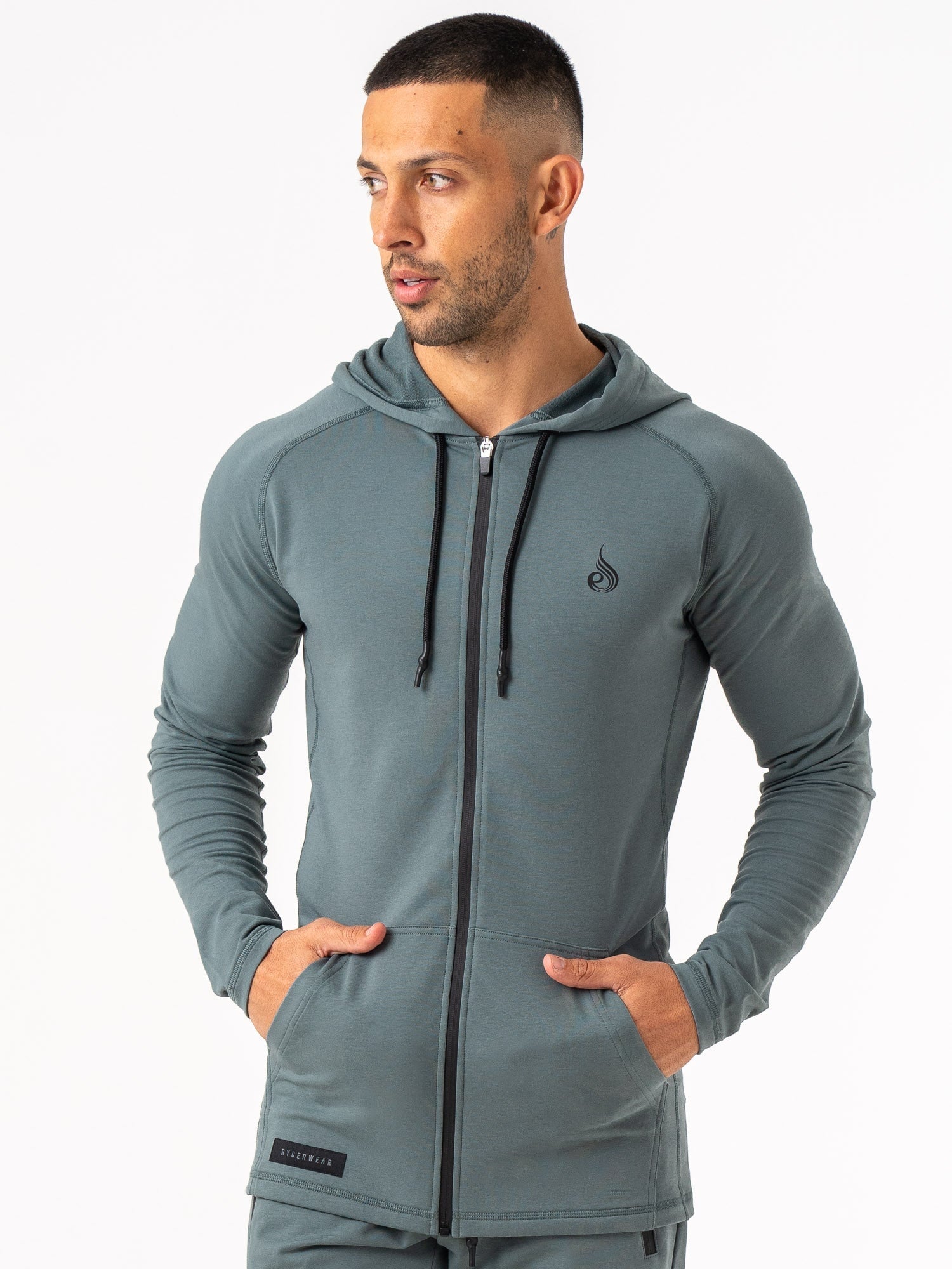 Endurance Zip Up Jacket for Men & Women | Lightweight Water-Resistant Outdoor Jacket in Fern Green | Perfect for Hiking, Running & Casual Wear