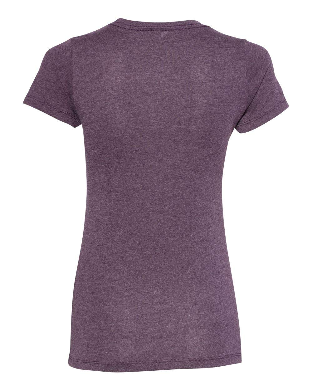 Next Level Apparel Women's 6710 Tri-Blend Crew Neck T-Shirt - Soft Cotton Blend Casual Tee for Everyday Wear, Gym & Lounge