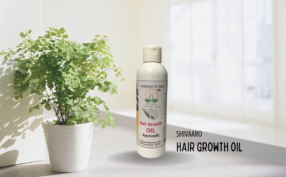 DYOMNIZY Ayurvedic Hair Oil - 100% Natural Hair Growth Oil for Thicker, Longer & Stronger Hair - Perfect for Daily Scalp Massage & Hair Care Routine