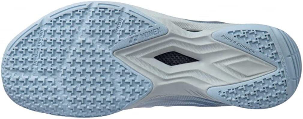 Yonex Aerus Z2 (Wide) Unisex Badminton Shoes - Light Blue | Lightweight & Comfortable Court Shoes for Men & Women | Perfect for Indoor Badminton, Tennis & Squash Games